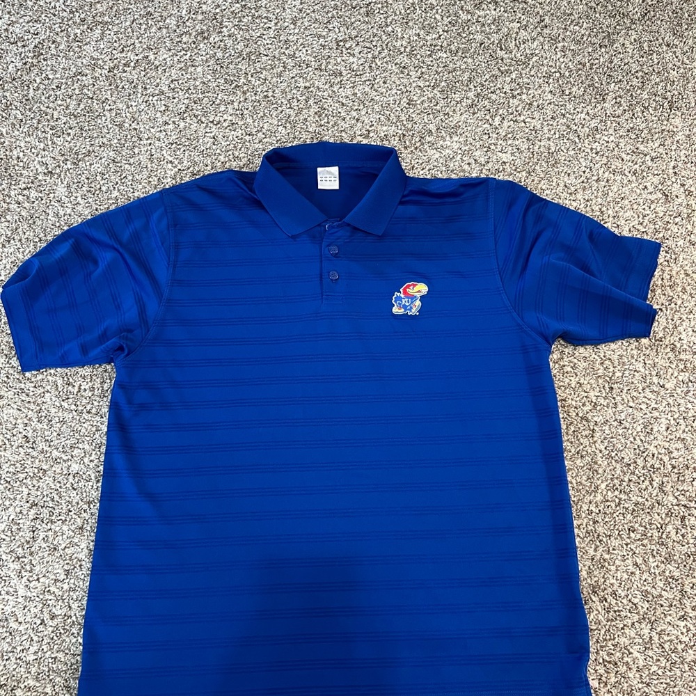 KU Adidas vintage Men’s Polo